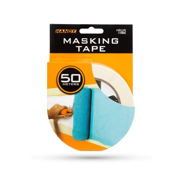 Afbeelding van Maskingtape - lijm op waterbasis - 50 mx 48 mm - wit 1 Stuks [11086C] - 03 11086C web