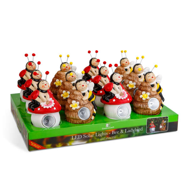 Afbeelding van Zonne-dierfiguren - 2 soorten - 1 witte LED - 8,5 x 8 x 15 cm 1 Stuks [11426G] - 03 11426G web