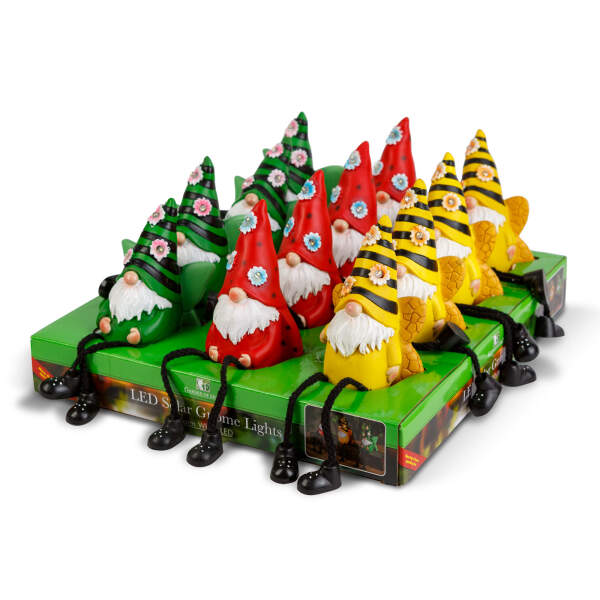 Afbeelding van Zonne-elfen met voeten - 3 soorten - 3 warmwitte LED's - 13,5 cm 1 Stuks [11428C] - 03 11428C web