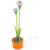 Afbeelding van Zonnekleurige bloem - 8 x 8 x 32 cm - 10 warmwitte LED's - paars 1 Stuks [11735A] - 03 11735A web
