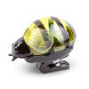 Afbeelding van Zonnedecoratie met clips - schildpad, bij, slak, lieveheersbeestje - 10 x 6 x 14 cm - witte LED 1 Stuks