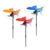 Afbeelding van Solar lantaarn - klem / hangend - vlinder - meervoudig - 12 x 6 x 21,5 cm - 4 LED 1 Stuks [11772] - 03 11772