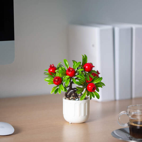 Afbeelding van Kunstplant decoratie - zuiders fruit - 18 x 18 cm - 3 soorten 1 Stuks [11884] - 03 11884 web