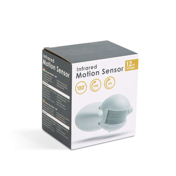 Afbeelding van Bewegingssensor - 180° - max 12 m - max 1200W - IP44 1 Stuks [18703] - 03 18703 web