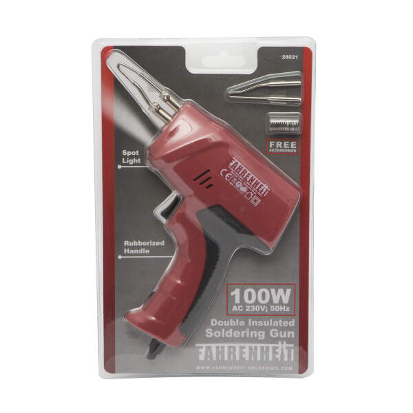 Afbeelding van Dubbel geïsoleerd soldeerpistool - 100 W • 230 V AC 1 Stuks [28021] - 03 28021 web
