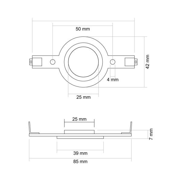Afbeelding van Diafragma - voor de 33511 en 33512 Dome-luidspreker 1 Stuks [33591] - 03 33591 web