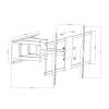 Afbeelding van TV-muurbeugel 1 Stuks [39690] - 03 39690 web