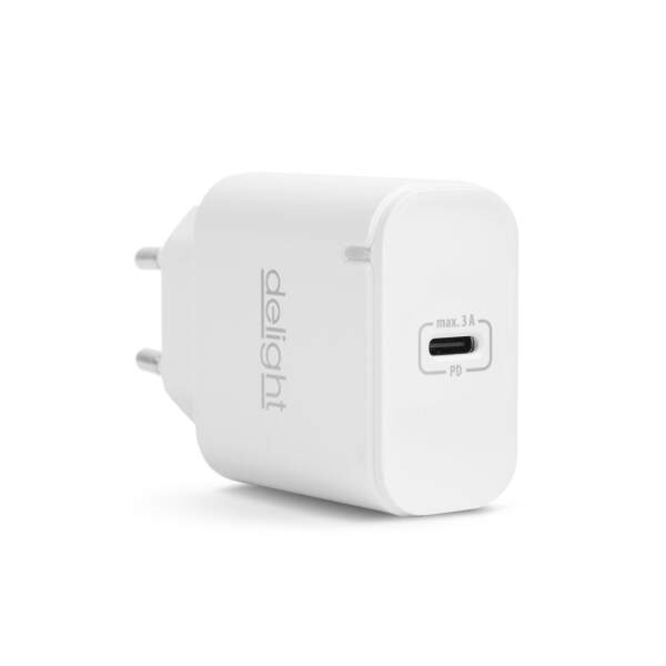 Afbeelding van Adapter - Type-C - snellader, PD20W - wit 1 Stuks [55046WH] - 03 55046WH web