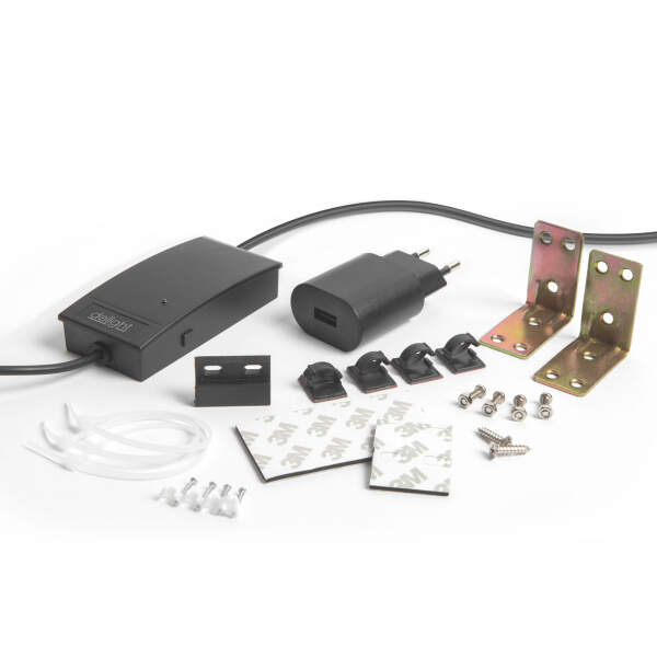 Afbeelding van Slimme Wi-Fi garagedeuropenerset - USB - met openingssensor 1 Stuks [55378] - 03 55378 web