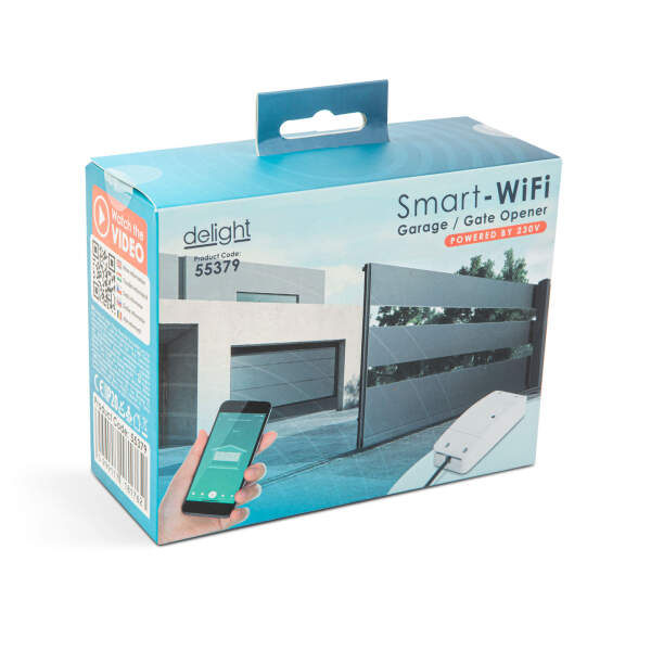 Afbeelding van Slimme Wi-Fi garagedeuropenerset - 230V - met openingssensor 1 Stuks [55379] - 03 55379 web