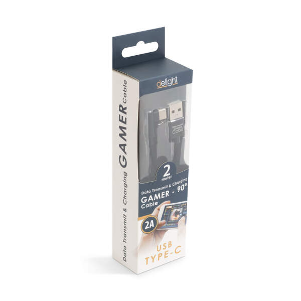 Afbeelding van Datakabel - USB Type-C 1 Stuks [55444C-BK] - 03 55444C BK web