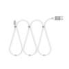 Afbeelding van Magnetische datakabel - MicroUSB - 2A - wit 1 Stuks [55446M-WH] - 03 55446M WH web