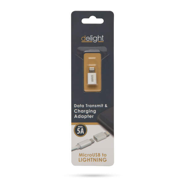 Afbeelding van Adapter - iPhone Lightning - MicroUSB 1 Stuks [55448] - 03 55448 web