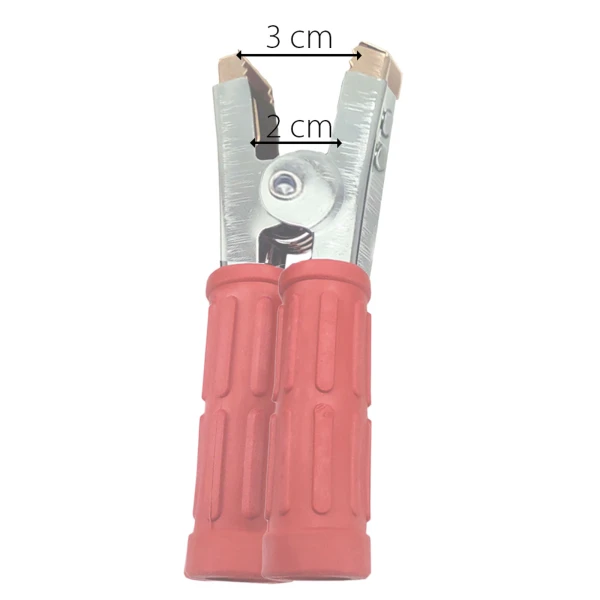 Afbeelding van Batterijklempaar - krokodil - max 1000 A 1 Stuks [55809C] - 03 55809C web
