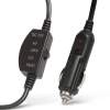 Afbeelding van Verwarmde autostoelbeschermer - sigarettenaanstekerplug - zwart 1 Stuks [55815B] - 03 55815B web