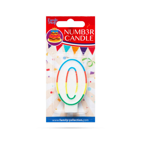 Afbeelding van Nummerkaars 1 Stuks [56105-0] - 03 56105 0 web