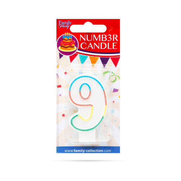 Afbeelding van Nummerkaars 1 Stuks [56105-9] - 03 56105 9 web
