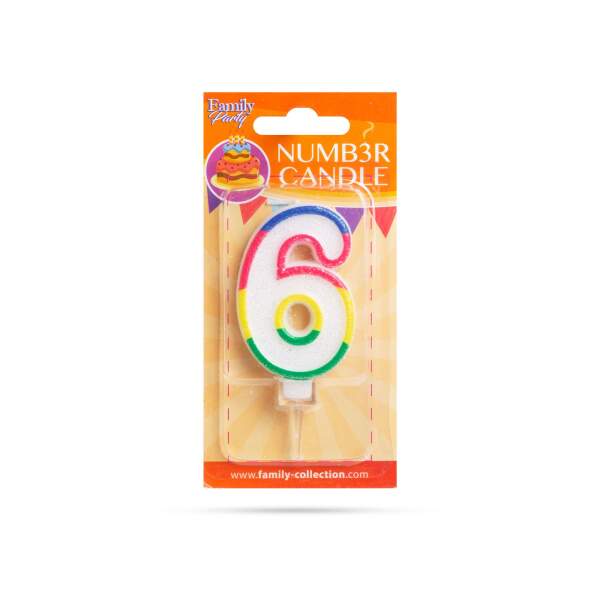 Afbeelding van Nummerkaars 1 Stuks [56181-6] - 03 56181 6 web