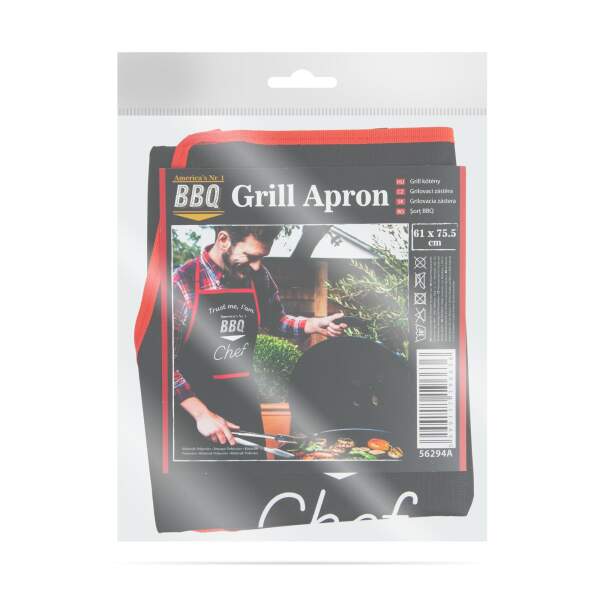 Afbeelding van BBQ schort - 61 x 75,5 cm 1 Stuks [56294A] - 03 56294A web