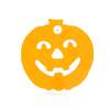 Afbeelding van Halloween papieren slinger - pompoen - 3 m 1 Stuks [56509A] - 03 56509A web