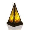 Afbeelding van Halloween LED lantaarn - pompoen - warm wit - zwart - 9,5 x 9,5 x 17 cm - 2 x AAA 1 Stuks [56549A] - 03