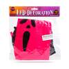Afbeelding van Halloween LED decoratie - spook - roze - 10 kleuren LED - ophangbaar - 2 x 2032 - 75 x 35 cm 1 Stuks [56569B]