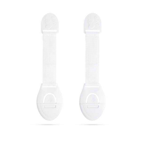 Afbeelding van Kindveilige deurband - 21 cm - zelfklevend - wit - 2 stuks / verpakking 1 Stuks [57339] - 03 57339 web