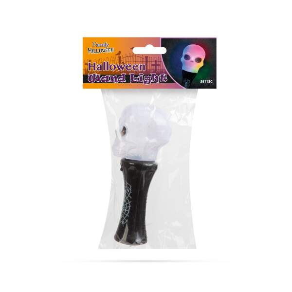 Afbeelding van Halloween LED lantaarn - schedel - op batterijen 1 Stuks [58113C] - 03 58113C web