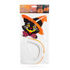 Afbeelding van Halloween pompoen lantaarn - met kattenfiguur - met hanger - 26 cm 1 Stuks [58137A] - 03 58137A web