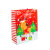 Afbeelding van Kerstcadeautas - papier - 265 x 127 x 330 mm - 4 soorten / verpakking 12 Stuks [58298] - 03 58298 web