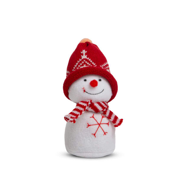 Afbeelding van Kerst sneeuwpop decoratie - 20 cm - 3 soorten 1 Stuks [58354] - 03 58354 web 1