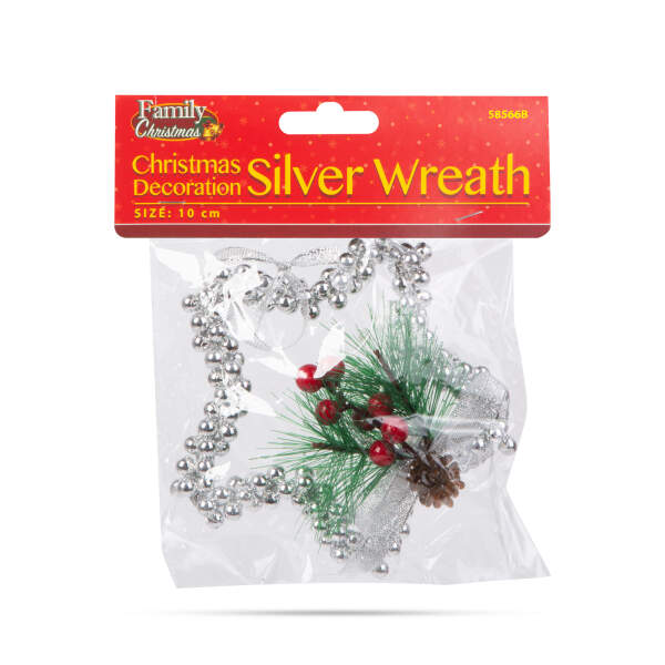 Afbeelding van Kerstdecoratie - hangend - zilveren ster - 10 cm 1 Stuks [58566B] - 03 58566B web