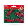 Afbeelding van Kerstdecoratie - hangende kleine auto - 10 x 7 cm - 4 stuks / verpakking 1 Stuks [58567] - 03 58567 web
