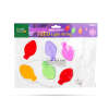 Afbeelding van Kerst LED lichtsnoer - gel raamsticker - 6 LED's - 2 x AA 1 Stuks [58568C] - 03 58568C web
