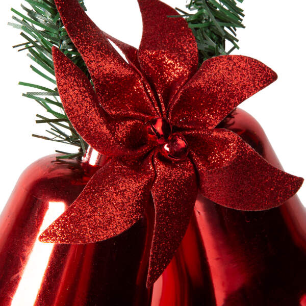 Afbeelding van Kerstdecoratie - bel - in rode kleuren 1 Stuks [58609A] - 03 58609A web