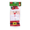 Afbeelding van Kerst drankfleshouder - 3D Kerstman - polyester - 27 x 12 cm 1 Stuks [58728A] - 03 58728A web