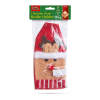 Afbeelding van Kerst drankfleshouder - 3D Rendier - polyester - 27 x 12 cm 1 Stuks [58728C] - 03 58728C web