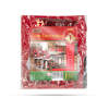 Afbeelding van Kerststoel decoratieset - Sneeuwpop - 50 x 60 cm - rood/wit 1 Stuks [58737B] - 03 58737B web