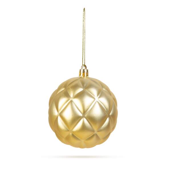 Afbeelding van Kerstboomdecoratieset - baldecoratie - goud - 6 stuks / verpakking 1 Stuks [58762A] - 03 58762A web