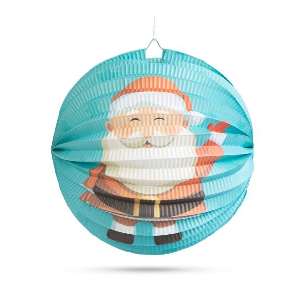 Afbeelding van Kerstlantaarn - met kerstmanpatroon - 25 cm 1 Stuks [58765A] - 03 58765A web
