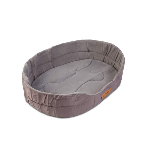 Afbeelding van Hondenbed - 40 x 30 x 11 cm - grijs 1 Stuks [60046A] - 03 60046A web
