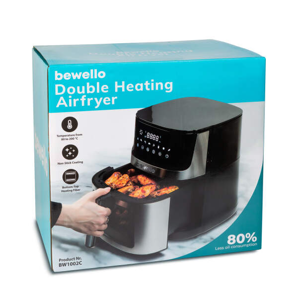 Afbeelding van Airfryer - XXL - onder-boven verwarmingsvezel - 230V - 7,5L 1 Stuks [BW1002C] - 03 BW1002C web