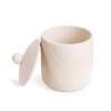 Afbeelding van Badkameropberger met deksel - mat beige 1 Stuks [BW3022E] - 03 BW3022E web