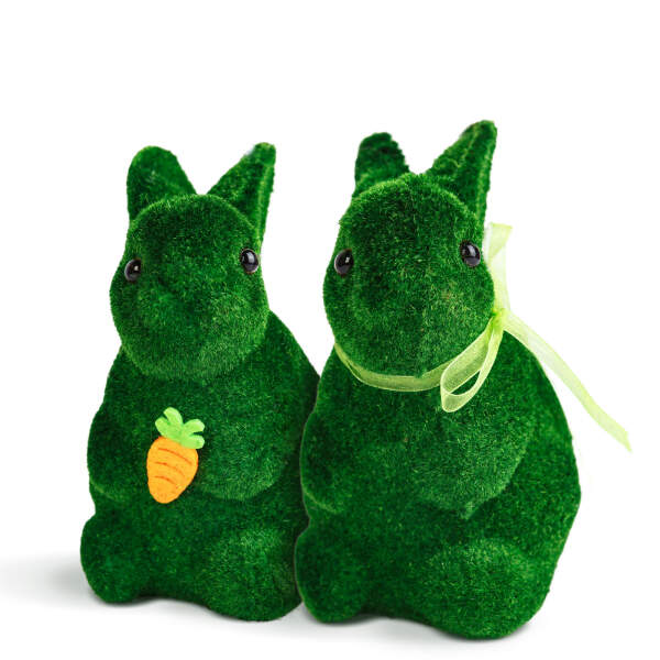 Afbeelding van Paasdecoratie - konijn - 2 soorten - 15 cm - groen 1 Stuks [CMK-5473] - 03 CMK 5473 web