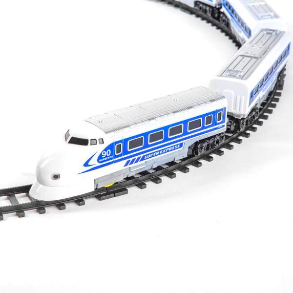 Afbeelding van Sneltrein - met station - elektrisch - 4 soorten sporen 1 Stuks [DA00353] - 03 DA00353 web
