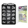 Afbeelding van Glitter Tattoo Sjablonen – 15-delige Set Met Voertuigontwerpen [TY50155] - 03 TY50155 web