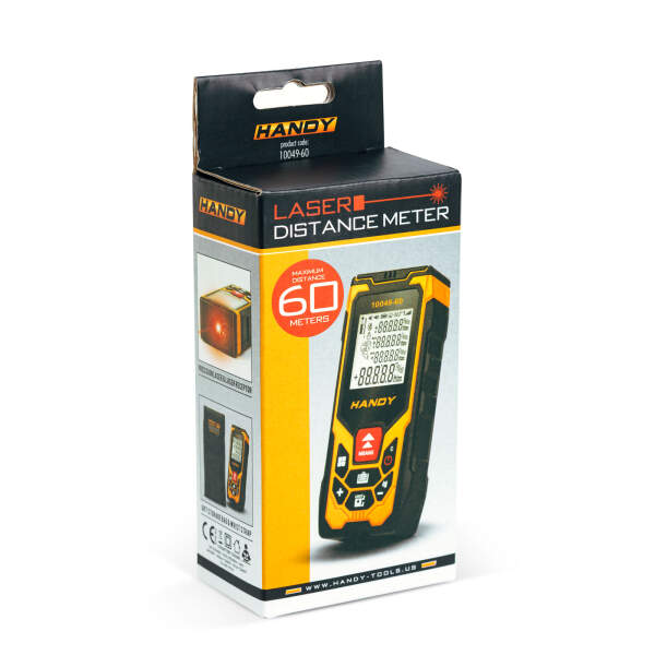Afbeelding van Laserafstandsmeter - 60 m 1 Stuks [10049-60] - 04 10049 60 web