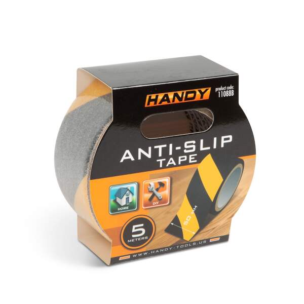 Afbeelding van Plakband – antislip – 5 mx 50 mm – geel / zwart 1 Stuks [11088B] - 04 11088B web