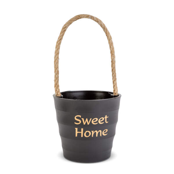 Afbeelding van Bloempotdecoratie - met touwtje - 9 x 8 cm - 4 soorten 1 Stuks [11885] - 04 11885 web