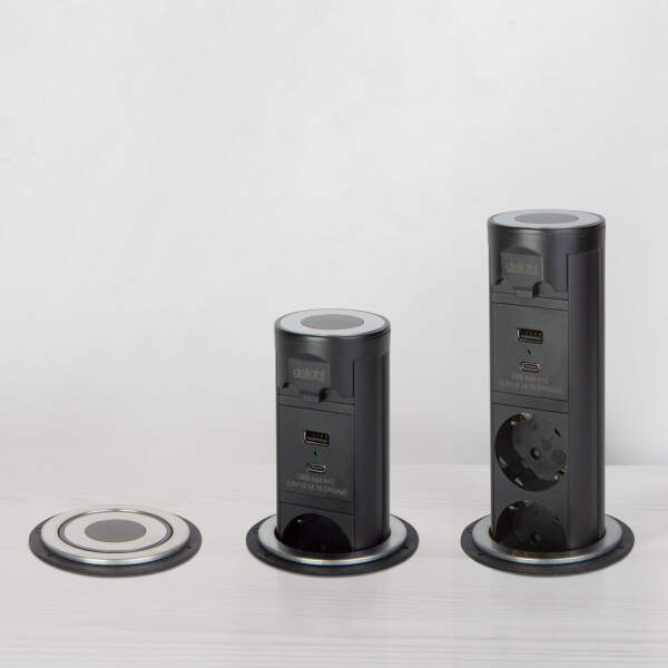 Afbeelding van Pop-up stopcontact - zwart 1 Stuks [20453B] - 04 20453B web